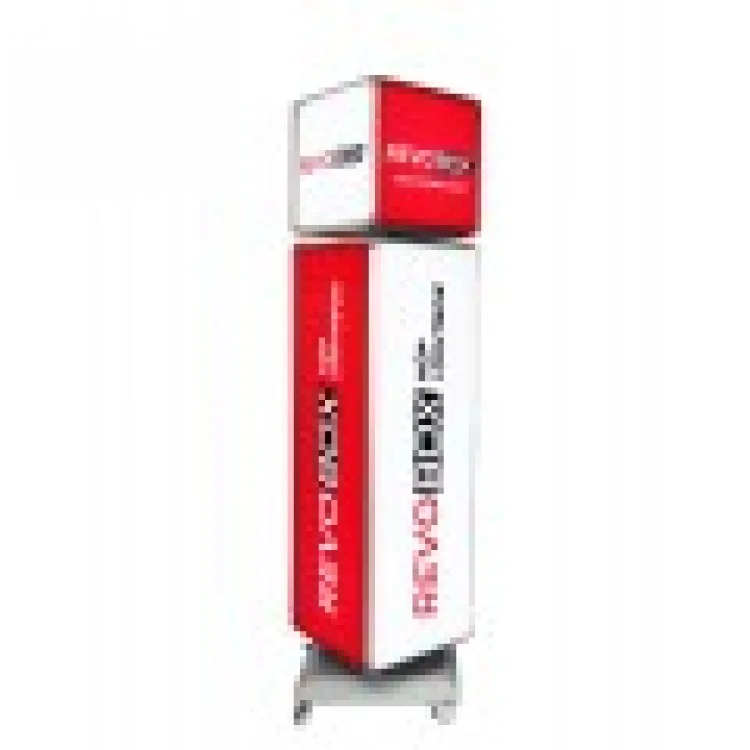 RevoBox RS218 Işıklı 360° Dönen Tabela Ledbox 2 Katlı 40x180cm
